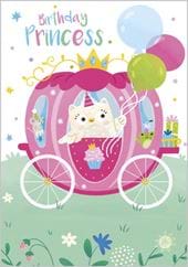 Princess Birthday Card