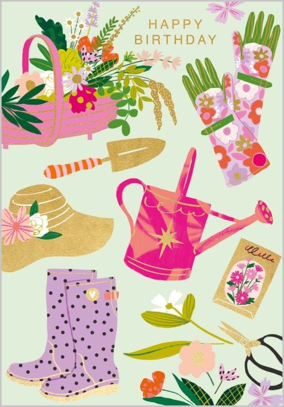Gardener Birthday Card