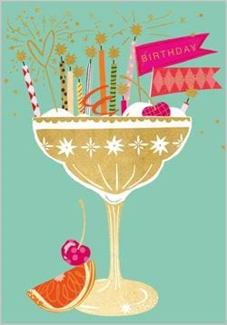 Cheers Cocktail Birthday Card