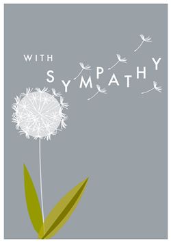 Dandelion Sympathy Card