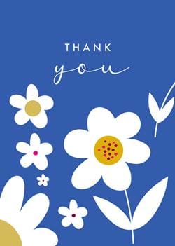 Flower Thank You Cards - Pack of 8