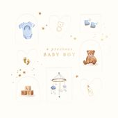 Precious New Baby Boy Card