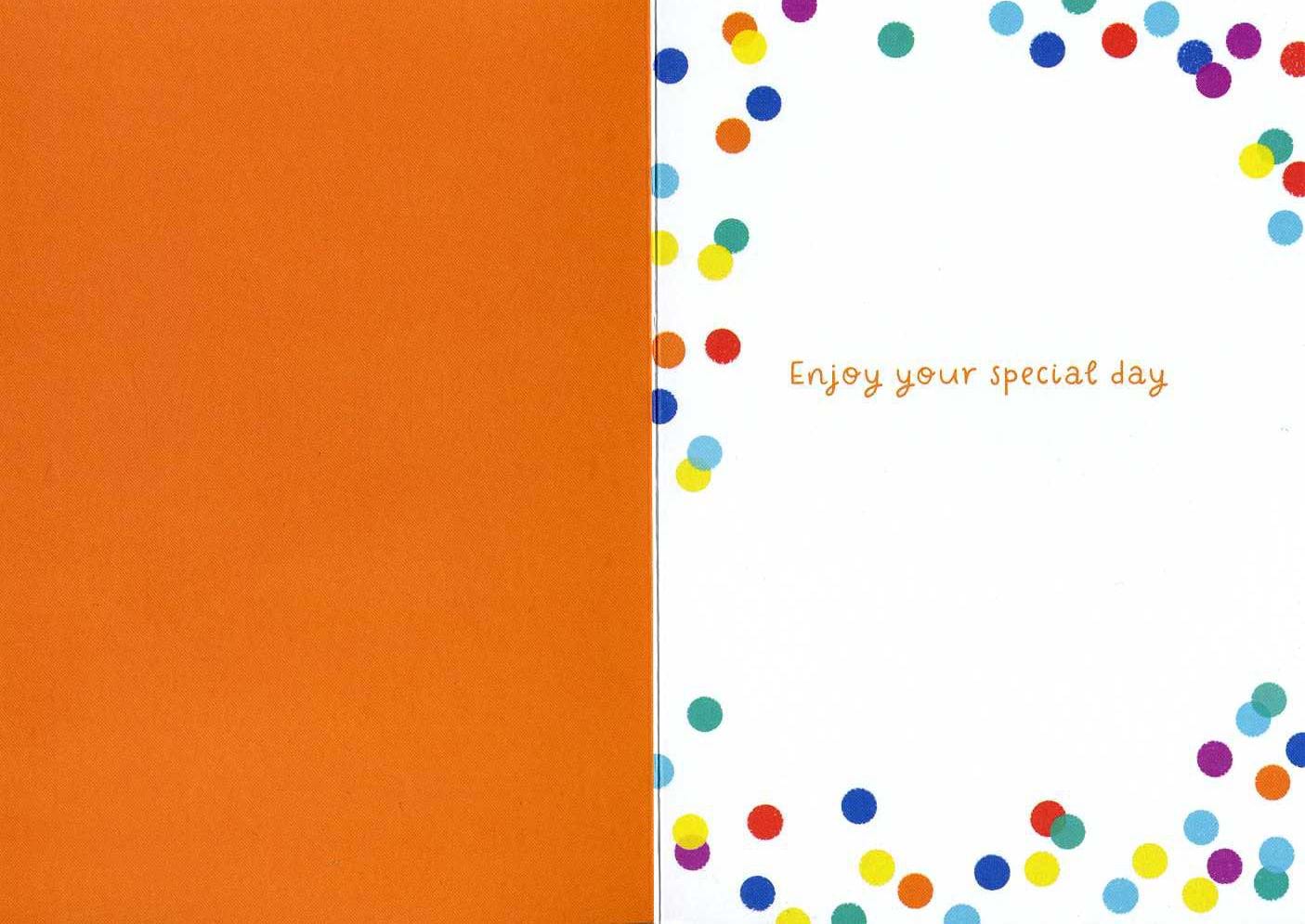 Confetti Balloons Birthday Card