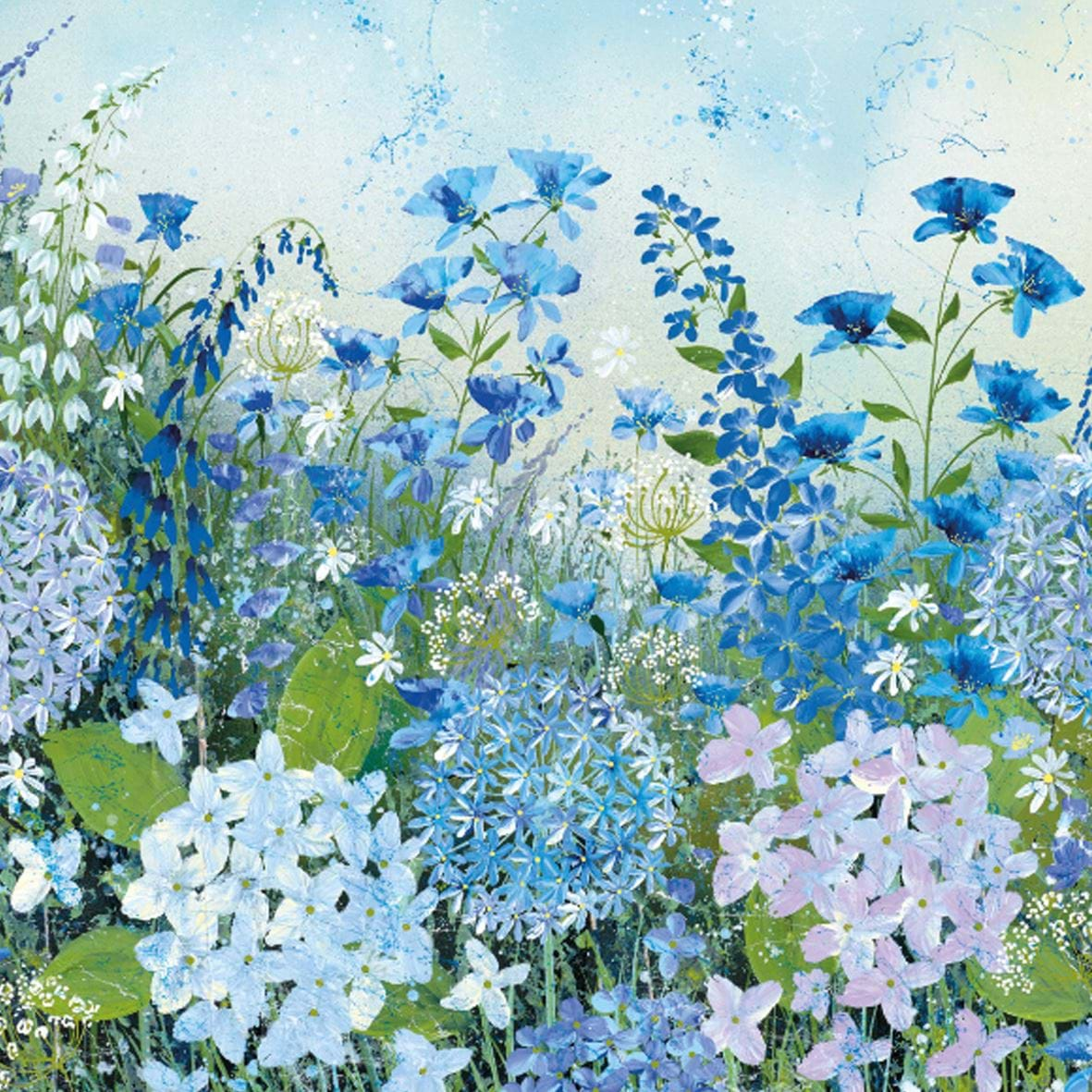 Misty Blue Greeting Card