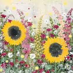 Sunflowers and Daisies Greeting Card