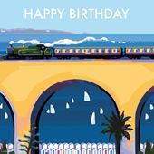English Riviera Birthday Card