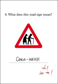 Conga-Ahead Birthday Card