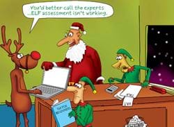 Tax Elf Assessment - Personalised Christmas Card