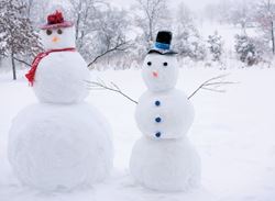 Snowmen - Personalised Christmas Card