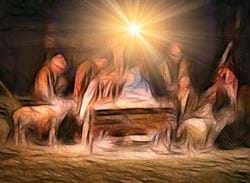 Bethlehem - Personalised Christmas Card