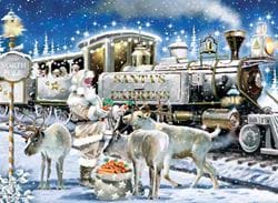 Santa's Express Train - Personalised Christmas Card