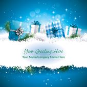 Christmas Presents - Front Personalised Christmas Card