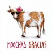 Moochas Gracias Thank You Card