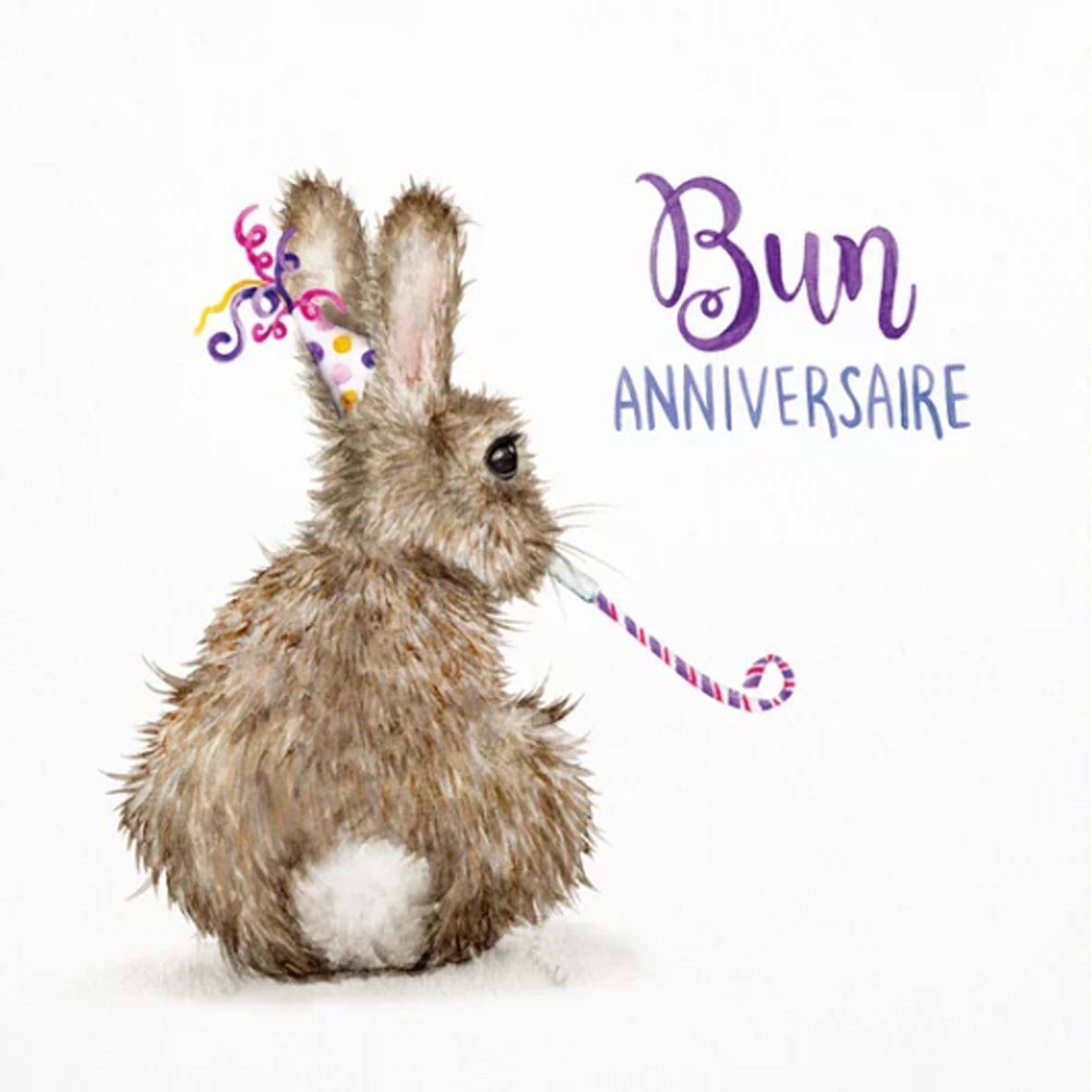 Bun Anniversaire Birthday Card
