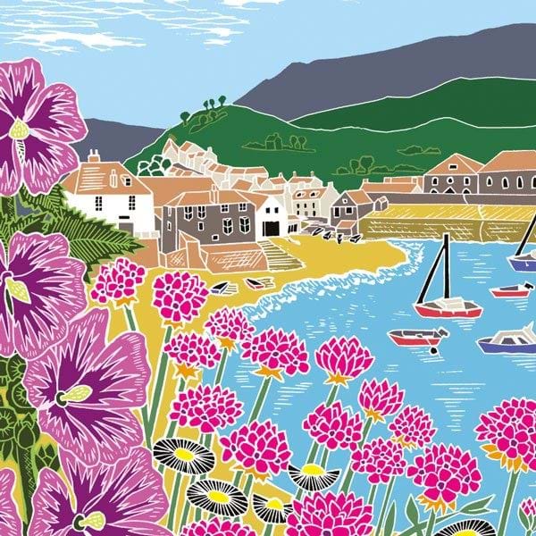 Seaside Harbour Greeting Card