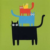 Cats Greeting Card