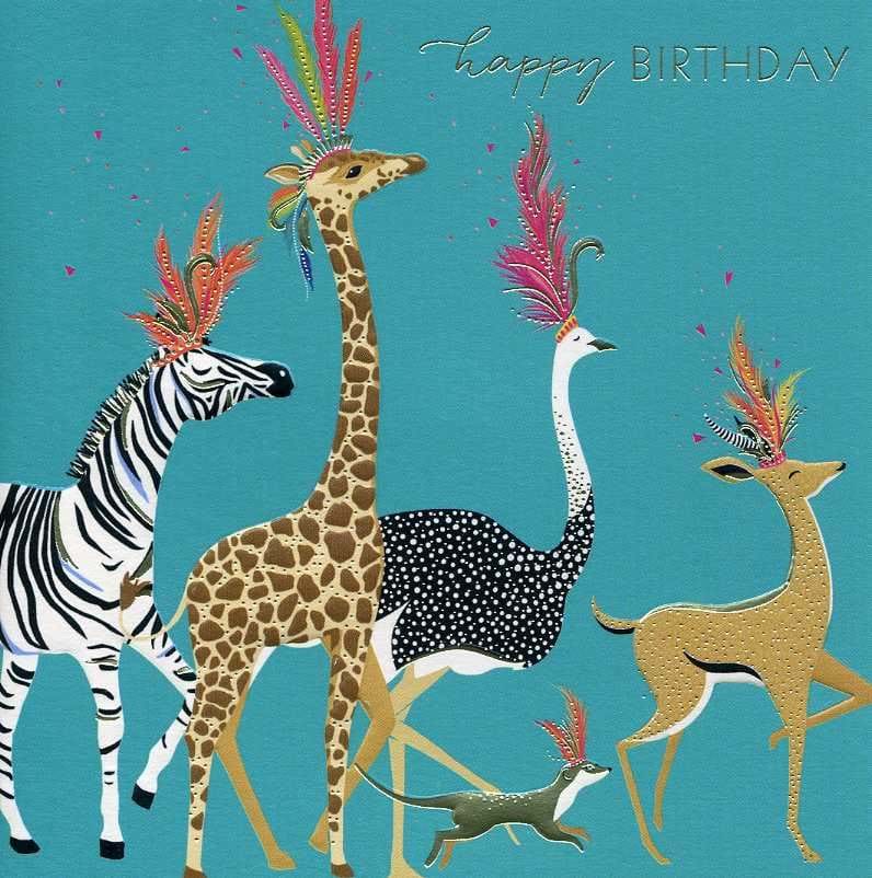 Party Animals Birthday Card