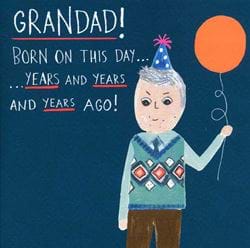 Years Ago Grandad Birthday Card