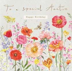 Special Auntie Birthday Card