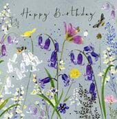 Bluebells Birthday Card