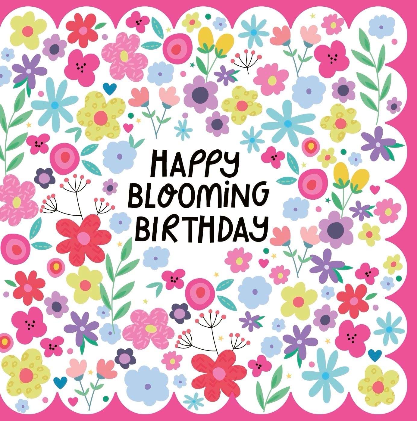 Blooming Floral Birthday Card