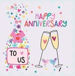 To Us Anniversary Card