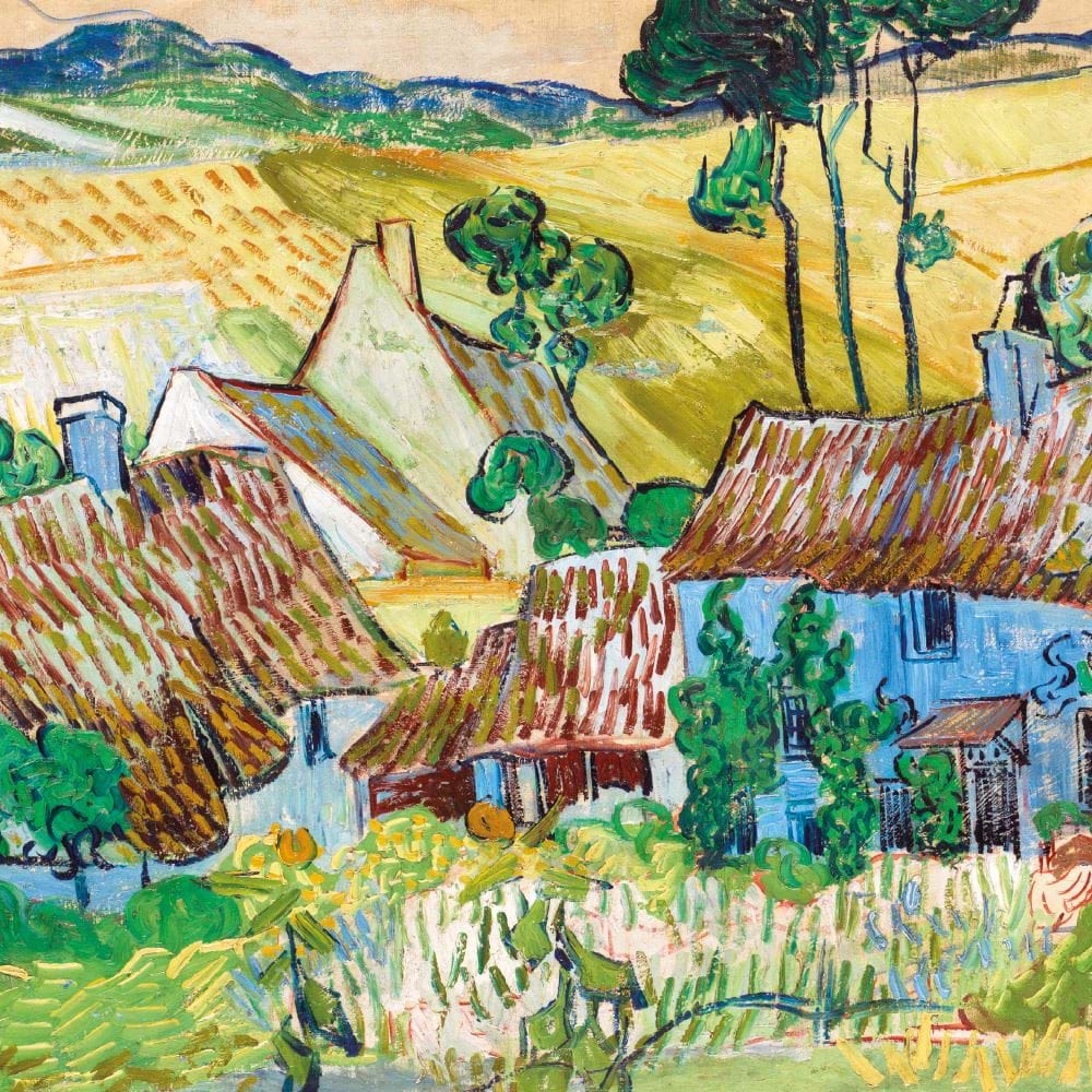 Farms Near Auvers by Van GoghGreeting Card