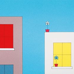 Roof Garden Untitled Greeting Card