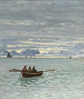 La Pointe de la Hève by Monet Greeting Card