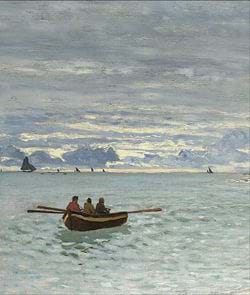 La Pointe de la Hève by Monet Greeting Card