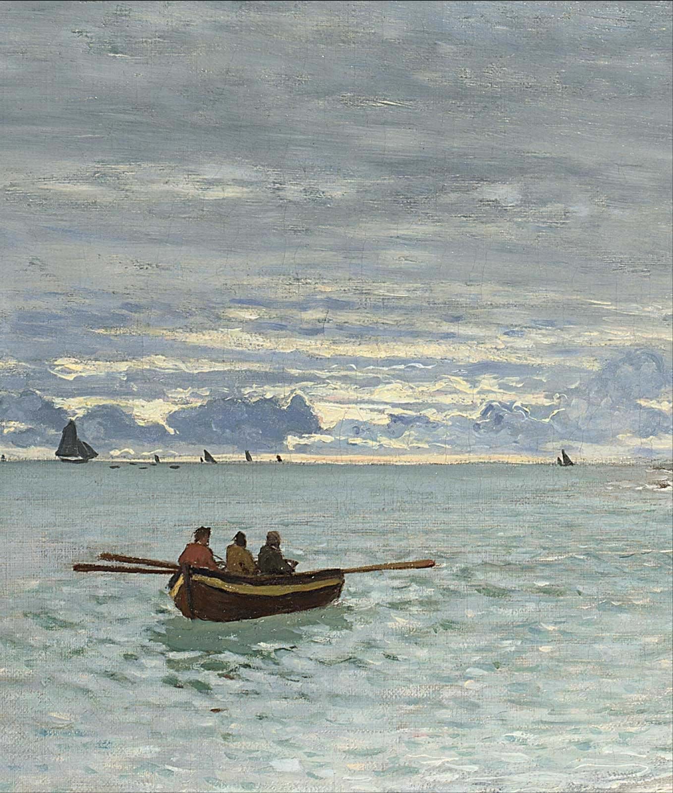La Pointe de la Hève by Monet Greeting Card