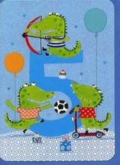Crocs 5th Birthday Card