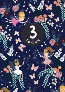 Fairies 3rd Birthday Card