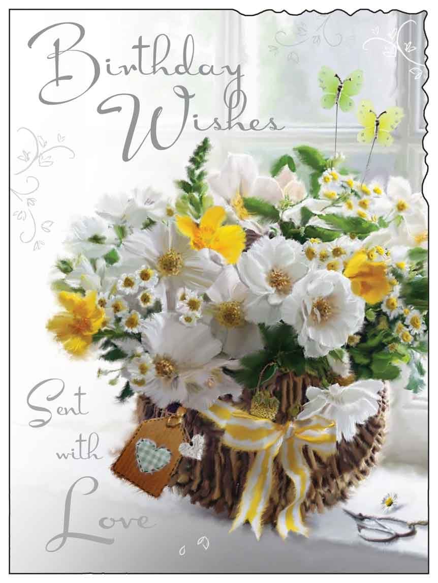 Sent With Love Birthday Card