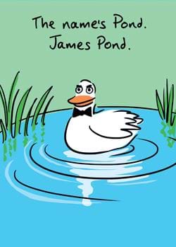 James Pond Birthday Card
