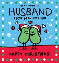 Beans Husband Christmas Card