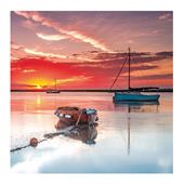 Red Sky Greeting Card