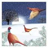 Pheasants Luxury Christmas Cards - Pack of 8