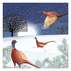 Pheasants Luxury Christmas Cards - Pack of 8