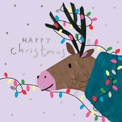 Reindeer Christmas Cards - Pack of 8