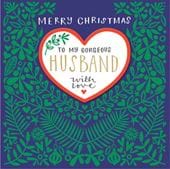 Gorgeous Husband Christmas Card