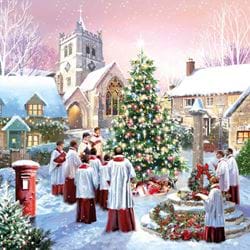 Church - Personalised Christmas Card