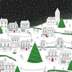 A Christmas Town - Personalised Christmas Card