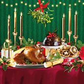 Christmas Dinner - Personalised Christmas Card