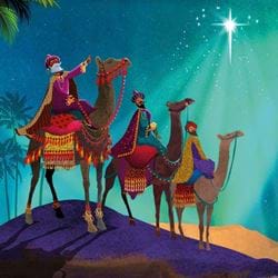 Three Kings - Personalised Christmas Card