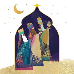Three Kings Arrive - Personalised Christmas Card