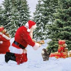 Santa's Presents - Personalised Christmas Card