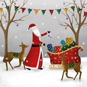 Decorating Time - Personalised Christmas Card