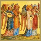 Angel Musicians Christmas Cards - Pack of 5
