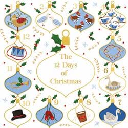 12 Days Bauble - Personalised Christmas Card